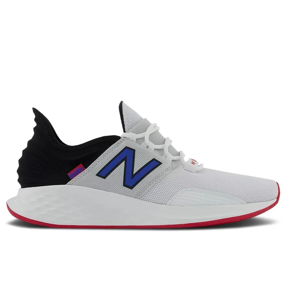 New Balance Fresh Foam Roav MROAVWL1 Mens 11 Running Shoes White Sneakers Blue N